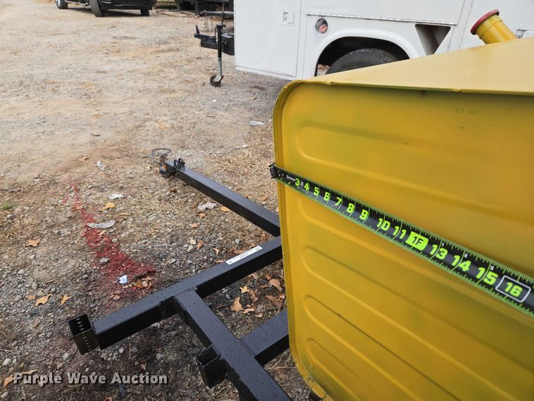 image for item ET5448 Shop built fuel tank trailer
