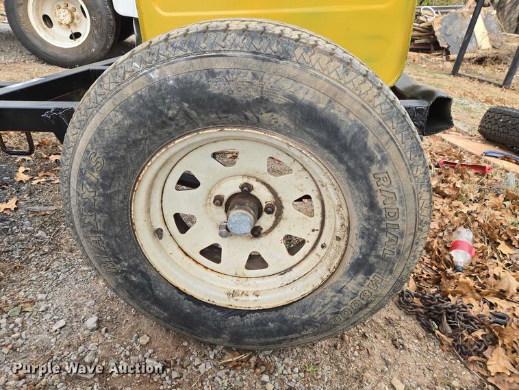 image for item ET5448 Shop built fuel tank trailer