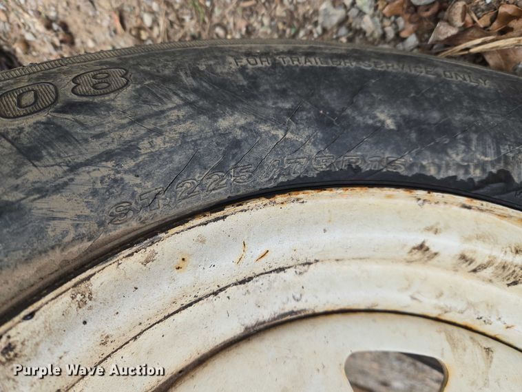 image for item ET5448 Shop built fuel tank trailer