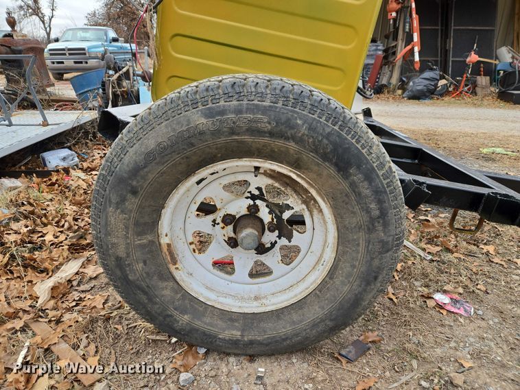 image for item ET5448 Shop built fuel tank trailer