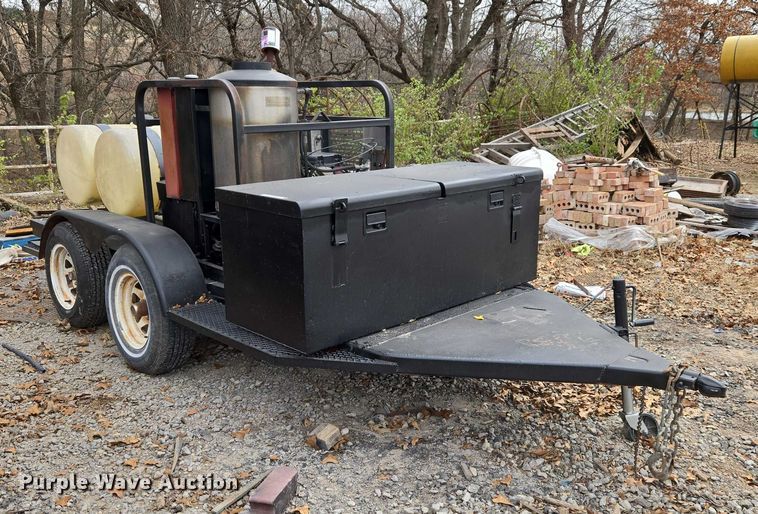 image for item ET5464 Shop Built hot pressure washer trailer