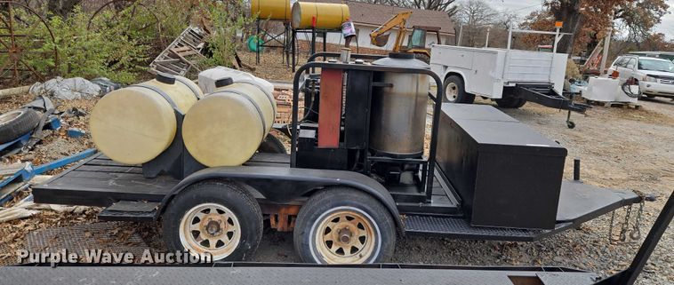 image for item ET5464 Shop Built hot pressure washer trailer