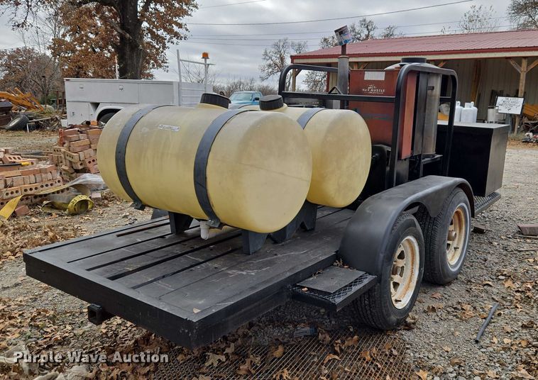 image for item ET5464 Shop Built hot pressure washer trailer