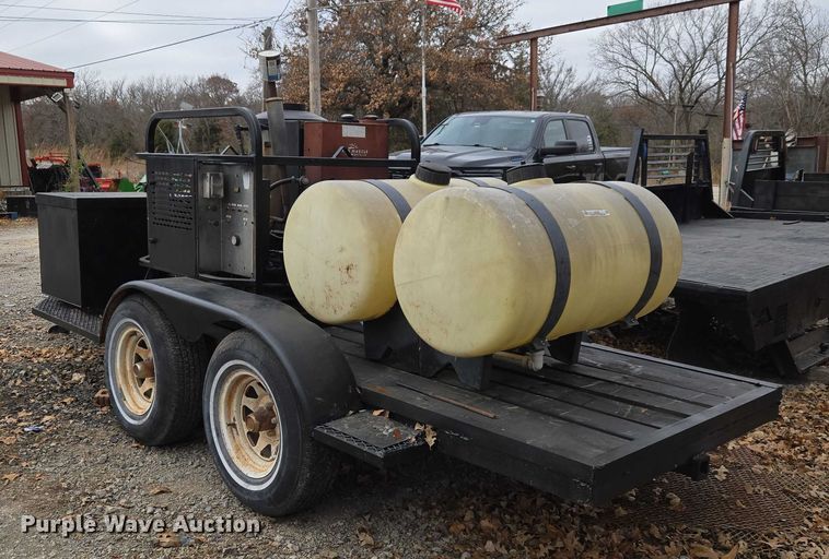 image for item ET5464 Shop Built hot pressure washer trailer