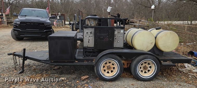 image for item ET5464 Shop Built hot pressure washer trailer