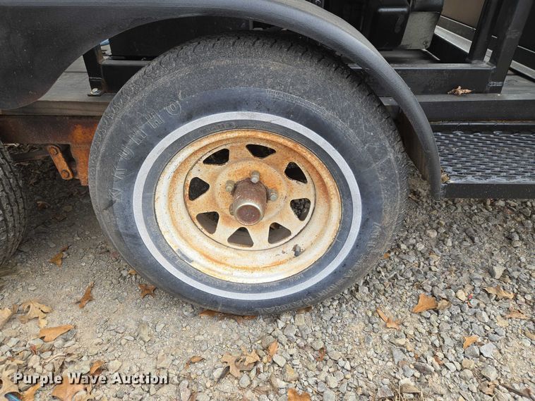 image for item ET5464 Shop Built hot pressure washer trailer