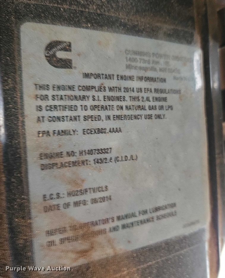 image for item ET5469 Cummins C36 N6 generator