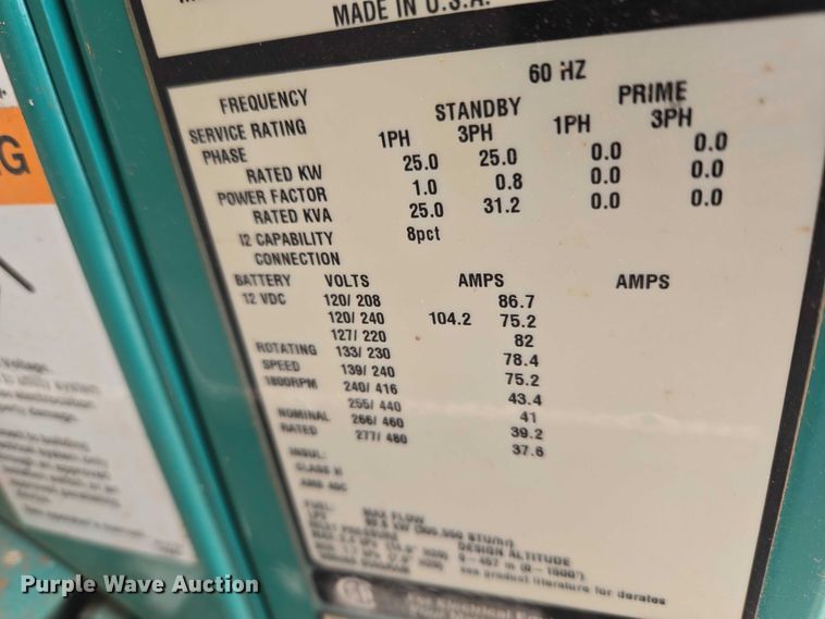 image for item ET5470 Cummins GGMB-1408154 generator