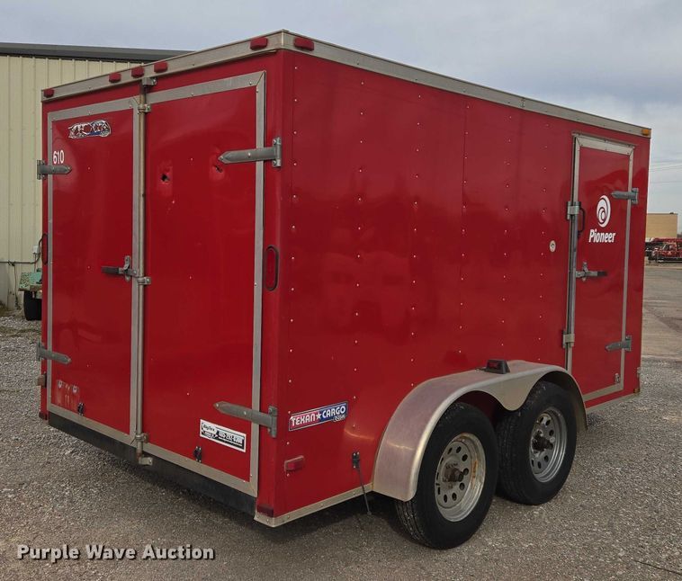 image for item ET5475 2016 Lark United Manufacturing enclosed cargo trailer