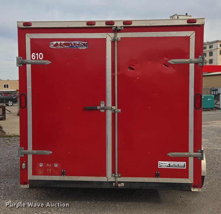 image for item ET5475 2016 Lark United Manufacturing enclosed cargo trailer