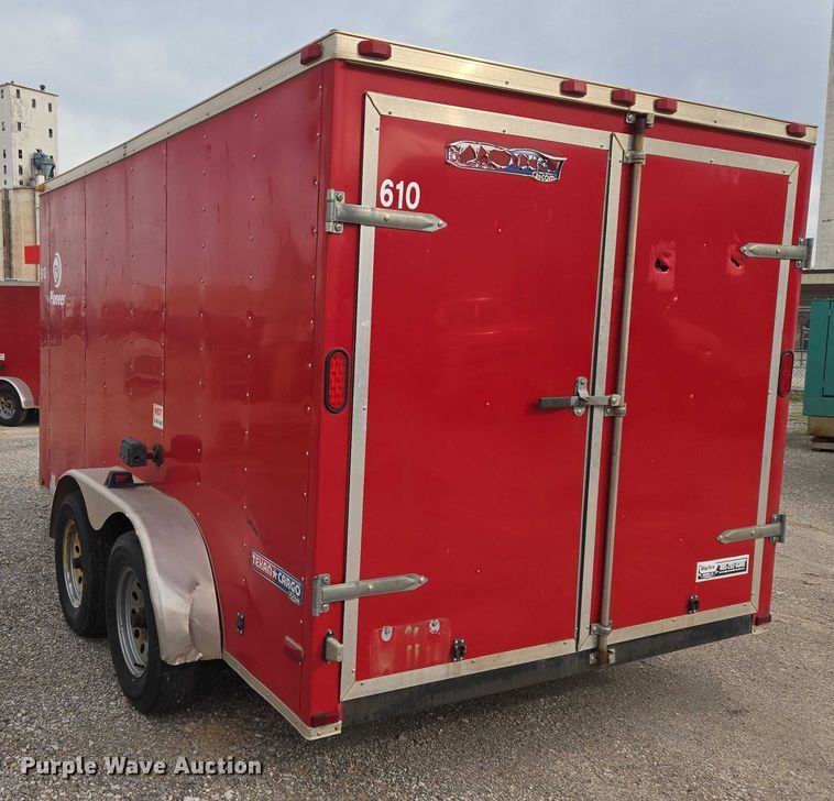 image for item ET5475 2016 Lark United Manufacturing enclosed cargo trailer
