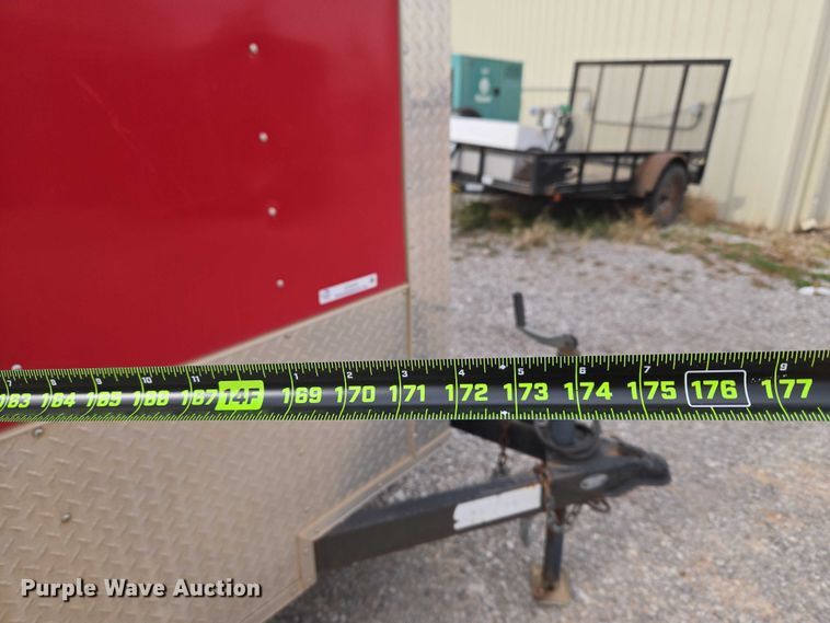 image for item ET5475 2016 Lark United Manufacturing enclosed cargo trailer