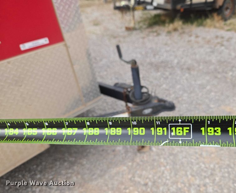 image for item ET5475 2016 Lark United Manufacturing enclosed cargo trailer