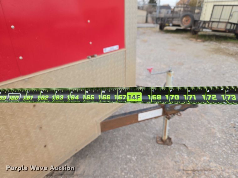 image for item ET5476 2016 Lark United Manufacturing LLC. enclosed cargo trailer