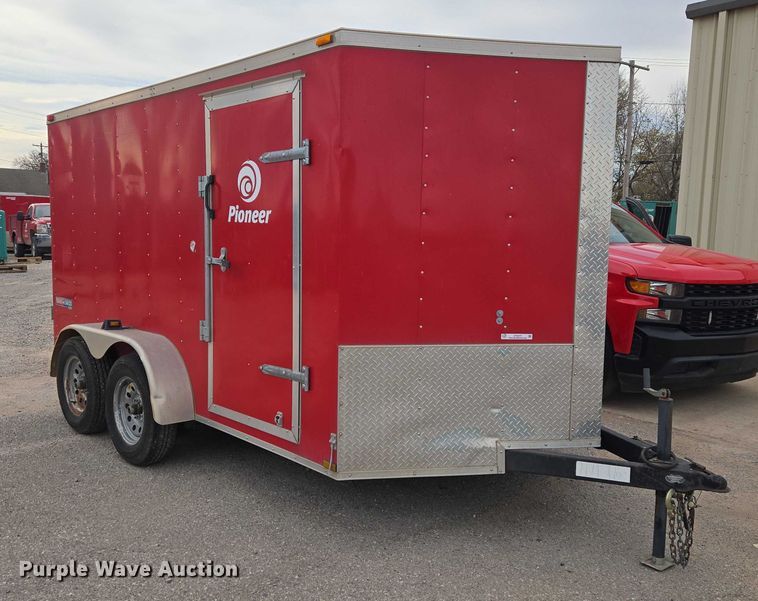 image for item ET5477 2016 Lark United Manufacturing LLC enclosed cargo trailer