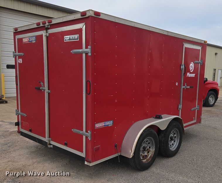 image for item ET5477 2016 Lark United Manufacturing LLC enclosed cargo trailer
