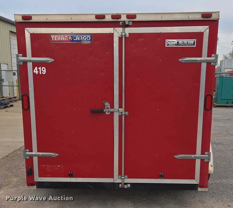 image for item ET5477 2016 Lark United Manufacturing LLC enclosed cargo trailer