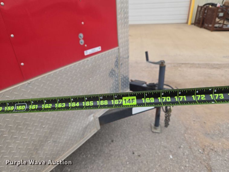 image for item ET5477 2016 Lark United Manufacturing LLC enclosed cargo trailer