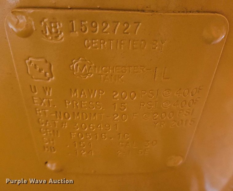 image for item ET5477 2016 Lark United Manufacturing LLC enclosed cargo trailer