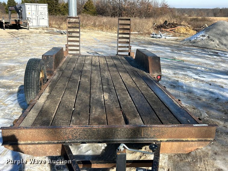 image for item ET6774 2005 Brooks Brothers equipment trailer