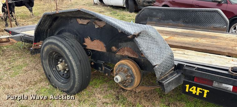 image for item ET7394 2019 Big Tex 14FT-16 tilt deck equipment trailer