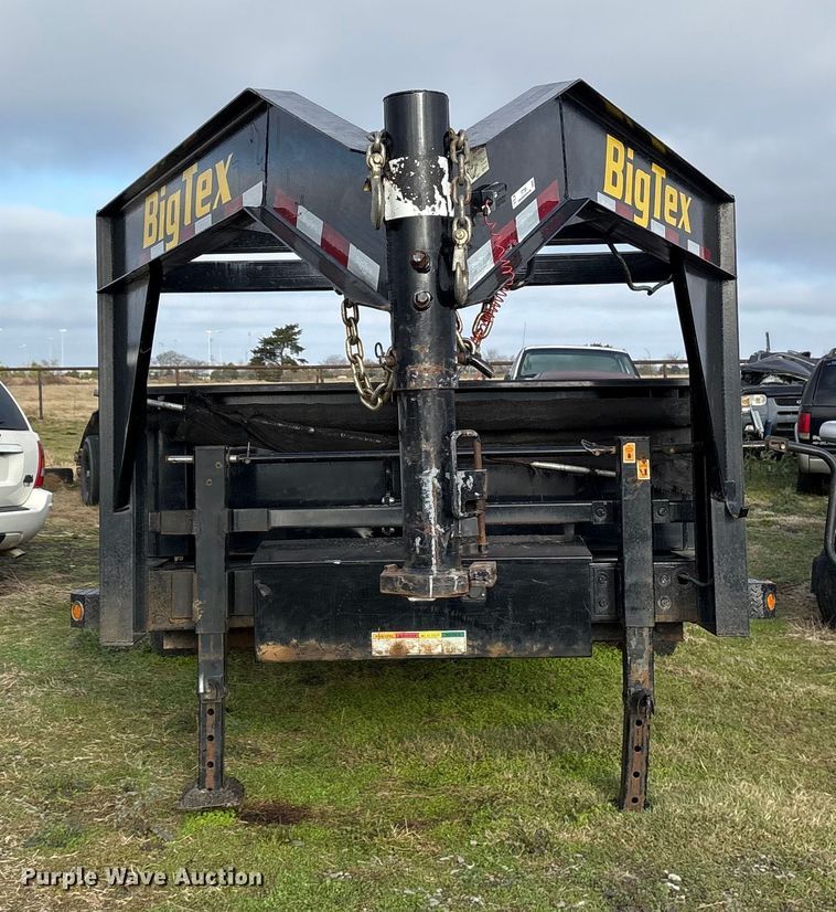 image for item ET7395 2022 Big Tex 14GT-14BK6SIR dump trailer