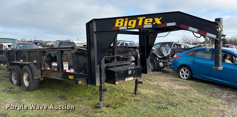 image for item ET7395 2022 Big Tex 14GT-14BK6SIR dump trailer