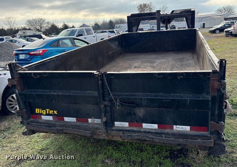 image for item ET7395 2022 Big Tex 14GT-14BK6SIR dump trailer