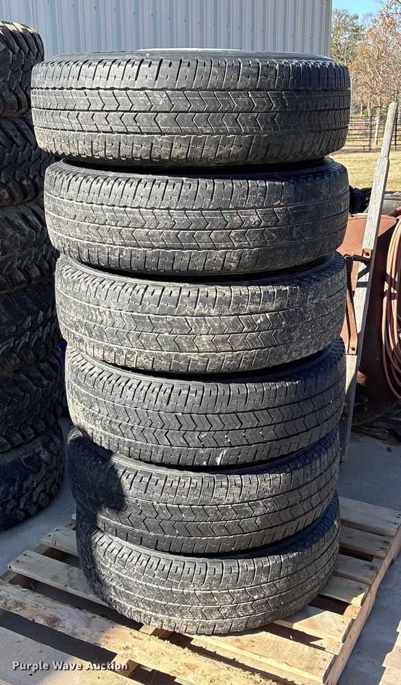 image for item ET7454 LT235/80R17 (6) Michelin LT235/80R17 tires and wheels