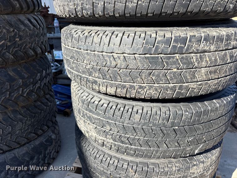 image for item ET7454 LT235/80R17 (6) Michelin LT235/80R17 tires and wheels