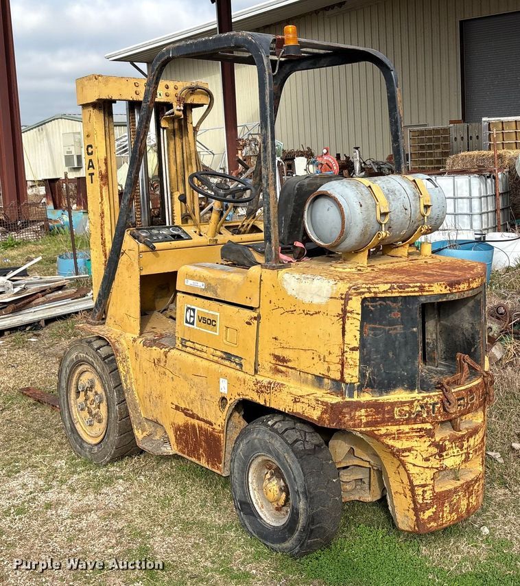 image for item EU0179 Caterpillar V50C forklift