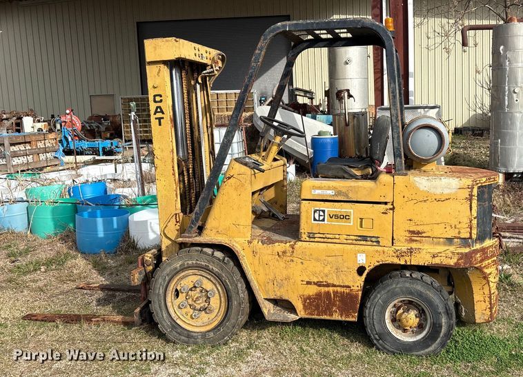 image for item EU0179 Caterpillar V50C forklift