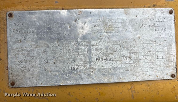 image for item EU0179 Caterpillar V50C forklift