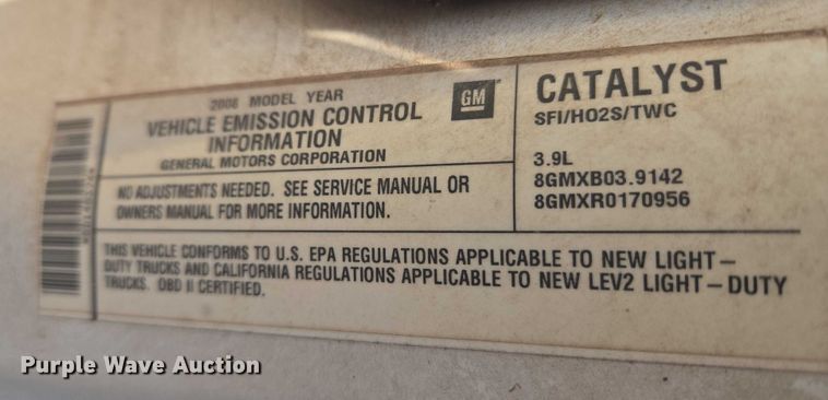 image for item EU3809 2008 Chevrolet Uplander van