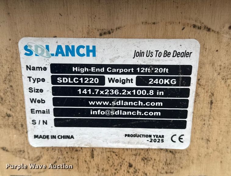 image for item EU4012 SDLANCH carport
