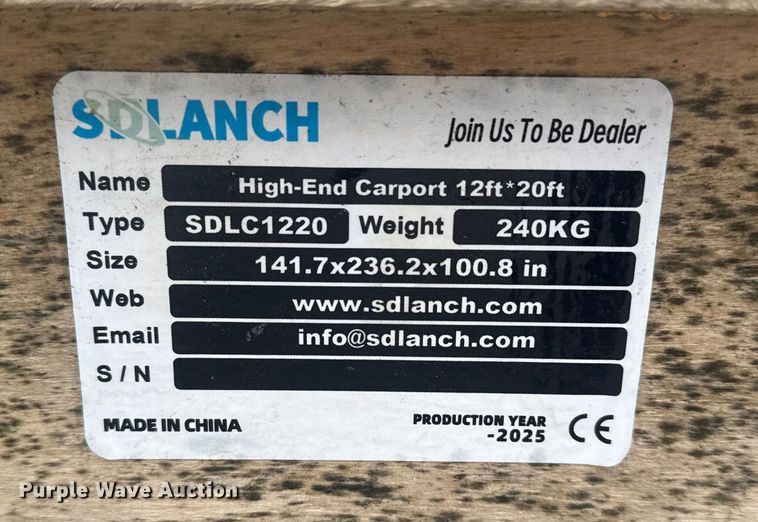 image for item EU4013 SDLANCH carport