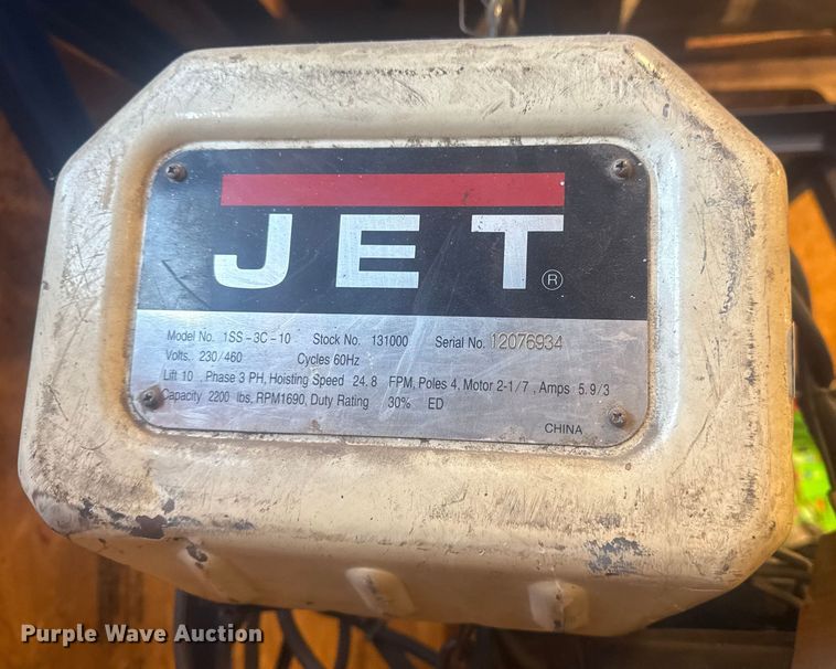 image for item EU4014 Jet 1SC-3C-10 hoist
