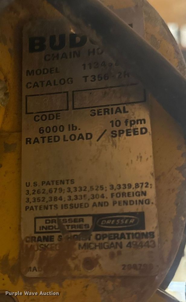 image for item EU4015 Budgit hoist 