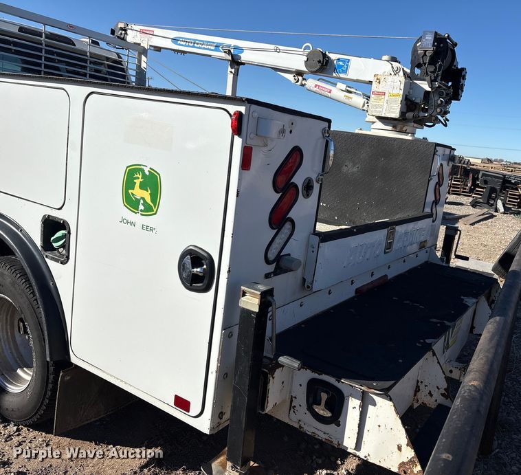 image for item EU4748 2020 Ford F350 Super Duty Ext. Cab utility bed pickup truck