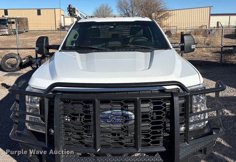 image for item EU4748 2020 Ford F350 Super Duty Ext. Cab utility bed pickup truck