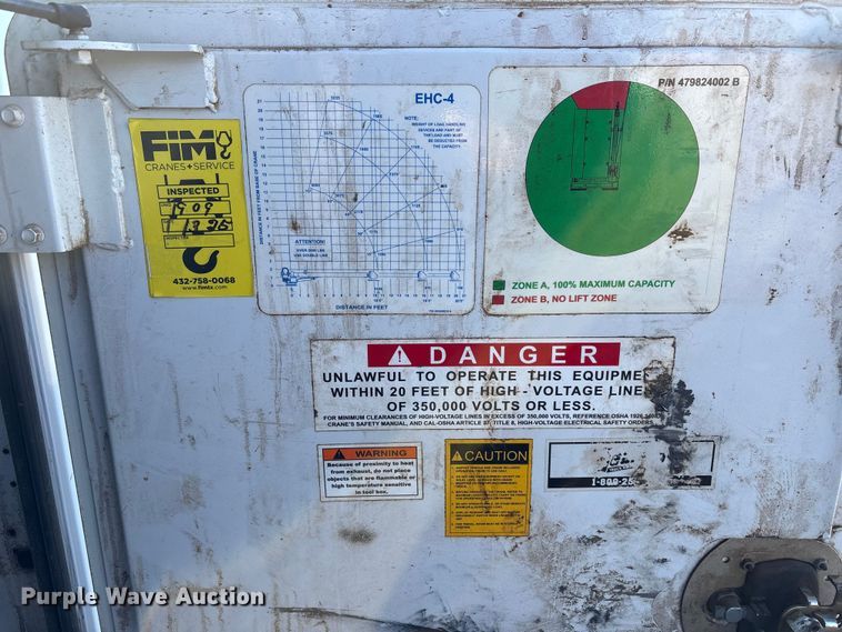 image for item EU4748 2020 Ford F350 Super Duty Ext. Cab utility bed pickup truck