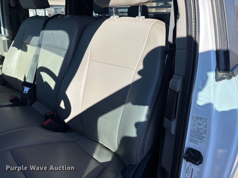 image for item EU4748 2020 Ford F350 Super Duty Ext. Cab utility bed pickup truck