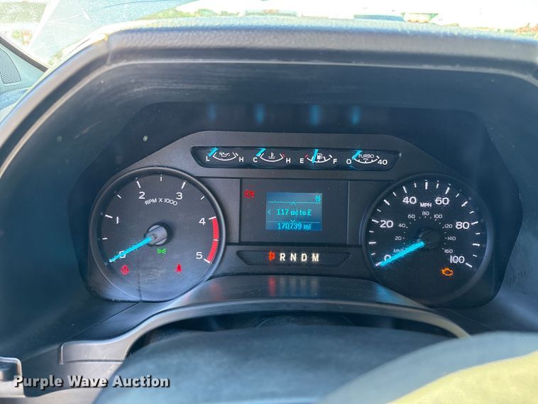 image for item EU4748 2020 Ford F350 Super Duty Ext. Cab utility bed pickup truck