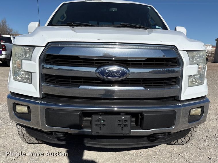 image for item EU4752 2015 Ford F150 Crew Cab pickup truck