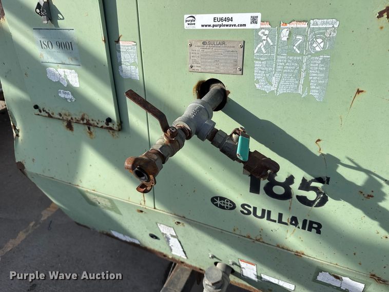 image for item EU6494 Sullair 185DPQJD air compressor