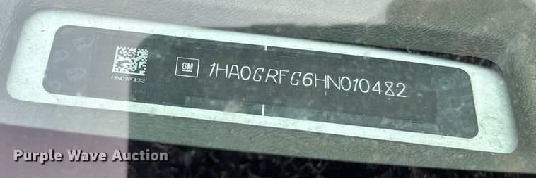 image for item EV3440 2017 Chevrolet Express 3500 utility van