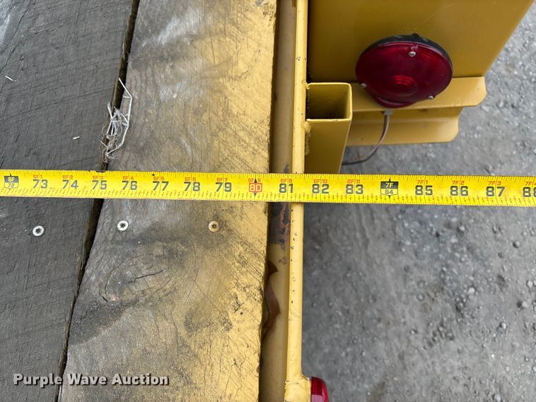 image for item EV3497 1996 Belshe T-1 equipment trailer