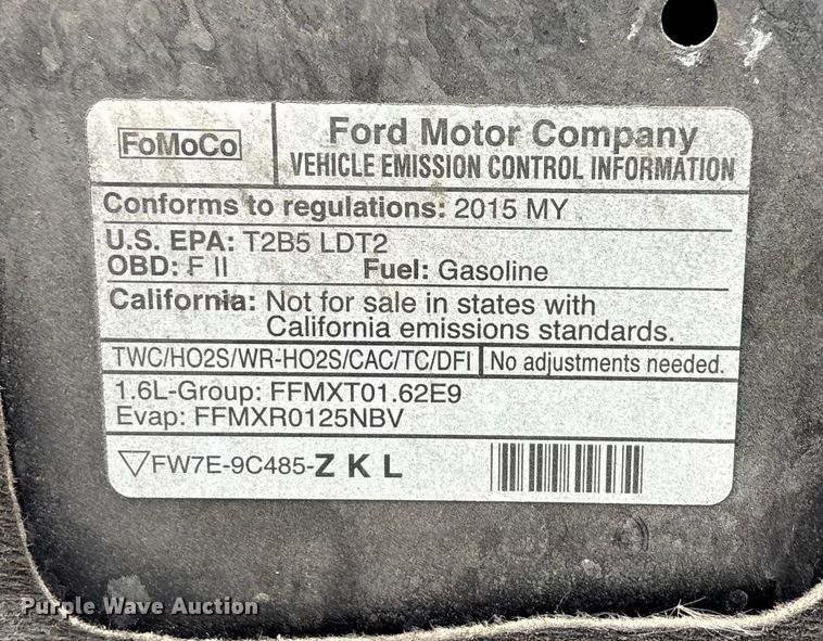 image for item FG1571 2015 Ford Escape SE SUV