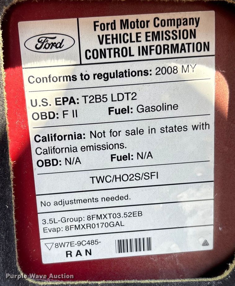 image for item FG1628 2008 Lincoln MKX Limited Edition SUV