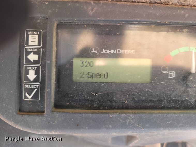image for item FI0757 2013 John Deere 320D skid steer loader
